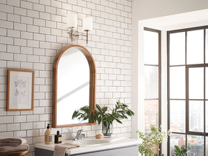 Janie 14" Two Lights Vanity Light, Polished Nickel