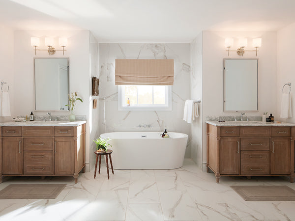 Janie 23" Three Lights Vanity Light, Polished Nickel