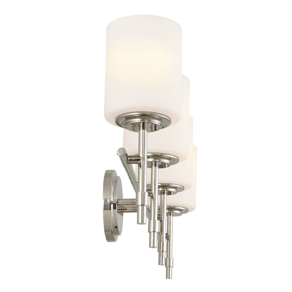 Janie 32" Four Lights Vanity Light, Polished Nickel