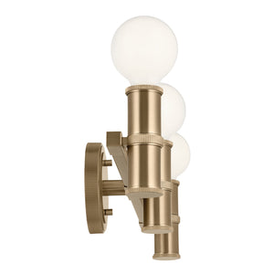 Sylar 24" Three Lights Vanity, Champagne Bronze