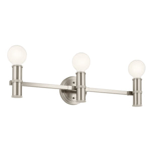 Sylar 24" Three Lights Vanity, Brushed Nickel