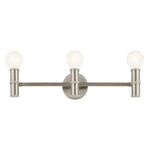 Sylar 24" Three Lights Vanity, Brushed Nickel