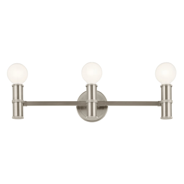 Sylar 24" Three Lights Vanity, Brushed Nickel