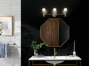 Sylar 24" Three Lights Vanity, Brushed Nickel