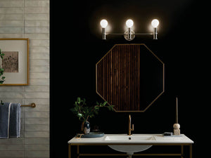 Sylar 24" Three Lights Vanity, Brushed Nickel