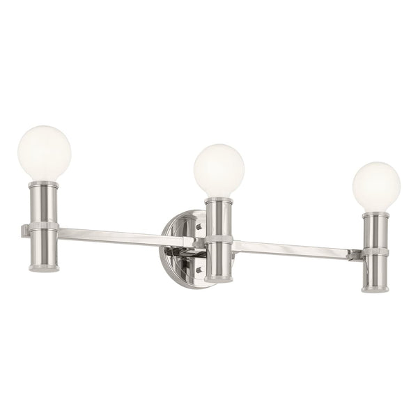Sylar 24" Three Lights Vanity, Polished Nickel