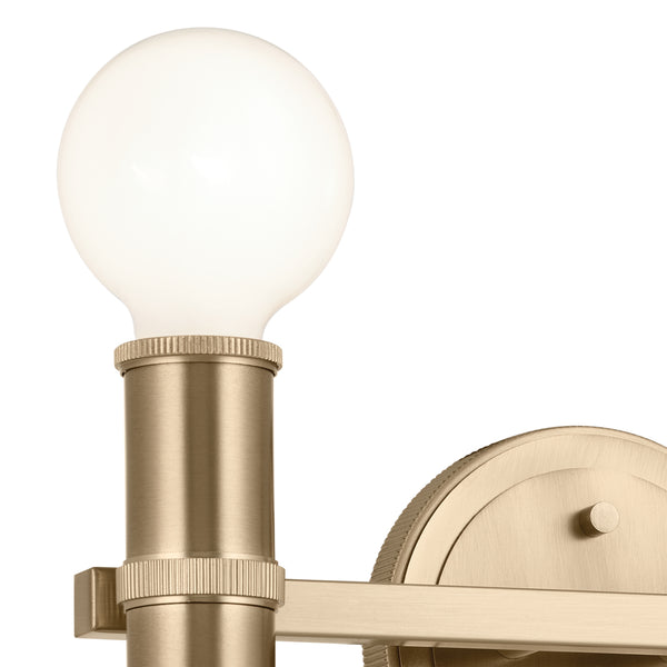 Sylar 13" Two Lights Vanity, Champagne Bronze