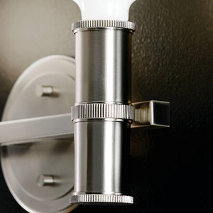 Sylar 13" Two Lights Vanity, Brushed Nickel