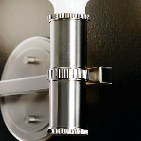 Sylar 13" Two Lights Vanity, Brushed Nickel