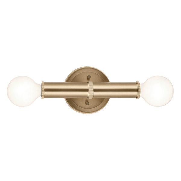 Sylar 5" Two Lights Wall Sconce, Champagne Bronze