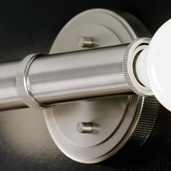 Sylar 5" Two Lights Wall Sconce, Brushed Nickel