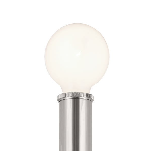 Sylar 5" Two Lights Wall Sconce, Polished Nickel