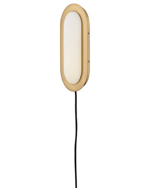 Marlin 6" Medium LED Vanity, Heritage Brass