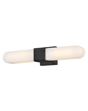 Cotes 4" Two Lights Large LED Sconce, Painted Black Oxide