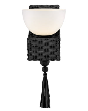 Thalia 7" One Light Medium Sconce, Black