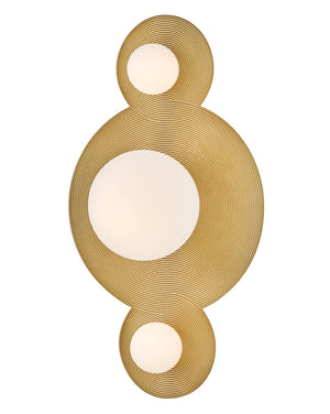 Rhea 10" Small LED Vanity, Heritage Brass