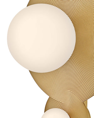 Rhea 10" Small LED Vanity, Heritage Brass