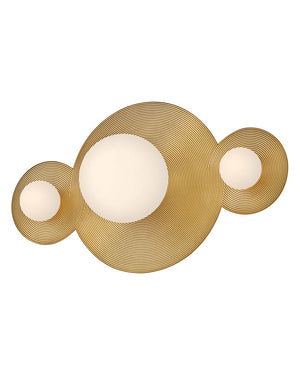 Rhea 10" Small LED Vanity, Heritage Brass