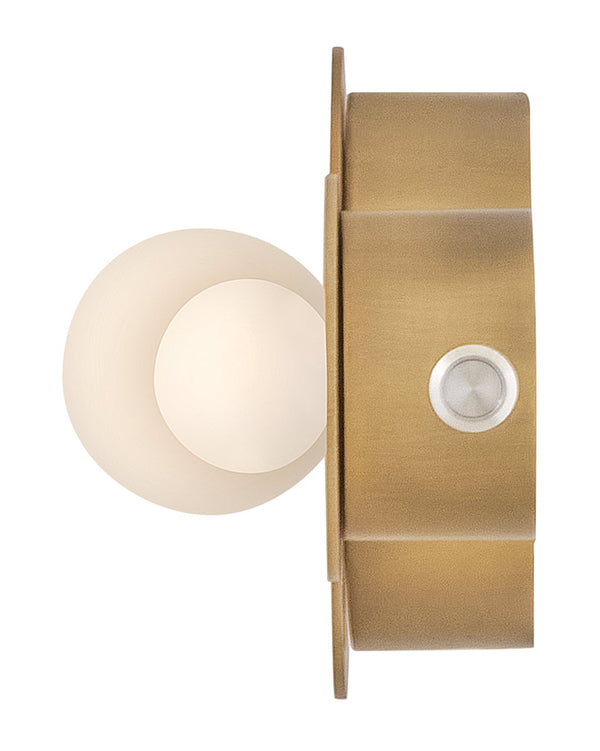 Rhea 18" Small LED Vanity, Heritage Brass
