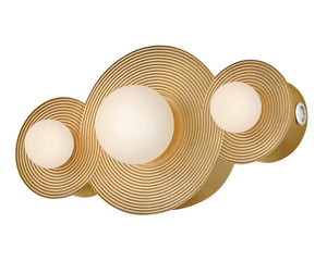 Rhea 18" Small LED Vanity, Heritage Brass