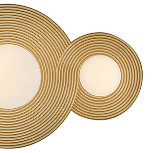 Rhea 18" Small LED Vanity, Heritage Brass