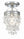 Bauble 7.25'' One Light Semi Flush Mount, Polished Chrome - Main Product Image.jpg