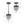 Bauble 7.25'' One Light Semi Flush Mount, Bronze - Alternate Product Image 1.jpg