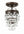 Bauble 7.25'' One Light Semi Flush Mount, Bronze Alt 4.jpg