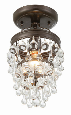 Bauble 7.25'' One Light Semi Flush Mount, Bronze Alt 5.jpg