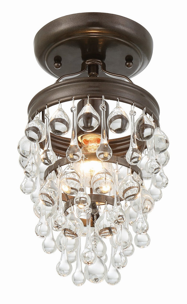 Bauble 7.25'' One Light Semi Flush Mount, Bronze Alt 5.jpg