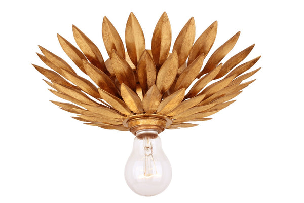 Laurel 11'' One Light Flush Mount, Antique Gold - Main Product Image.jpg