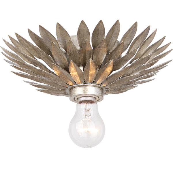 Laurel 11'' One Light Flush Mount, Antique Silver - Main Product Image.jpg