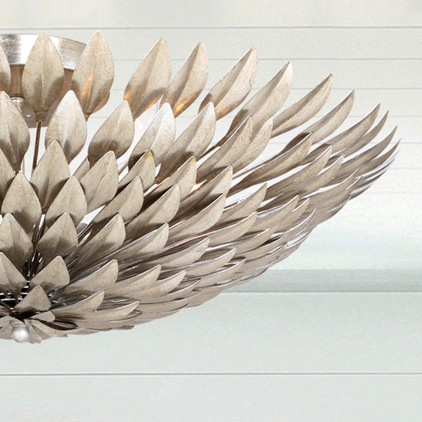 Laurel 24'' Six Light Flush Mount, Antique Silver - Alternate Product Image 2.jpg