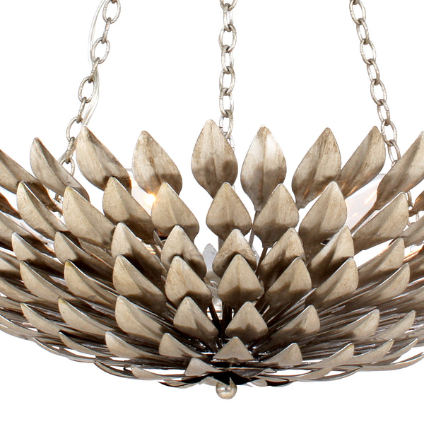 Laurel 24.5'' Six Light Chandelier, Antique Silver - Alternate Product Image 1.jpg