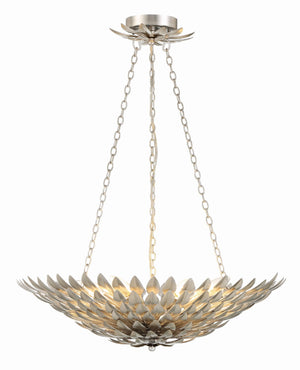 Laurel 24.5'' Six Light Chandelier, Antique Silver - Main Product Image.jpg