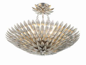 Laurel 24.5'' Six Light Semi Flush Mount, Antique Silver - Alternate Product Image 3.jpg