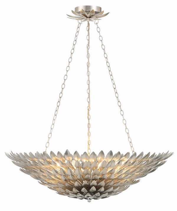 Laurel 30'' Eight Light Chandelier, Antique Silver - Main Product Image.jpg