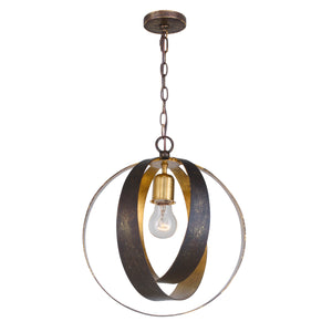 Lana 12'' One Light Mini Chandelier, English Bronze / Antique Gold - Alternate Product Image 1.jpg