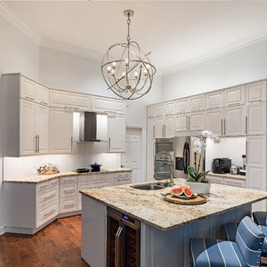 Soleil 40'' Nine Light Chandelier, Antique Silver Alt 5.jpg