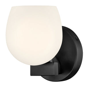 Crux 5" One Light Small Sconce, Black