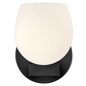 Crux 5" One Light Small Sconce, Black