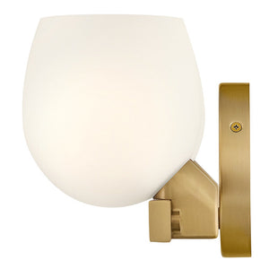 Crux 15" Two Lights Small Vanity, Lacquered Brass