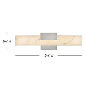 Bistro 20" Medium LED Vanity, Brushed Nickel