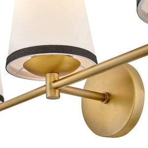Gauge 24" Three Lights Medium Vanity, Lacquered Brass