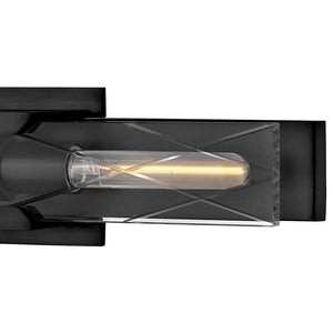 Gilded 5" Two Lights Large Sconce, Black Oxide