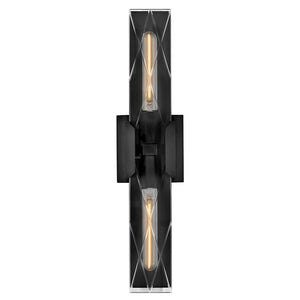 Gilded 5" Two Lights Large Sconce, Black Oxide