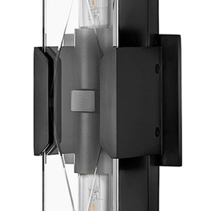 Gilded 5" Two Lights Large Sconce, Black Oxide