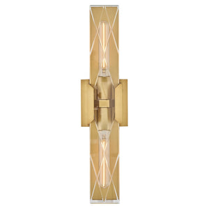 Gilded 5" Two Lights Large Sconce, Heritage Brass