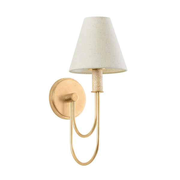 Eldara 6" One Light Wall Sconce, Vintage Gold Leaf