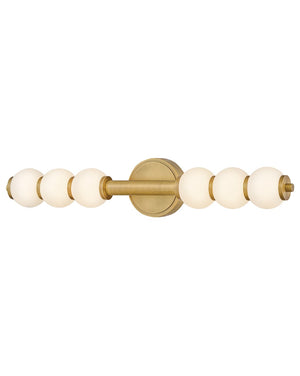 Trigo 6" Large LED Sconce, Lacquered Brass